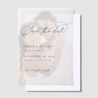 Elegant Overlay Photo Wedding Save The Date