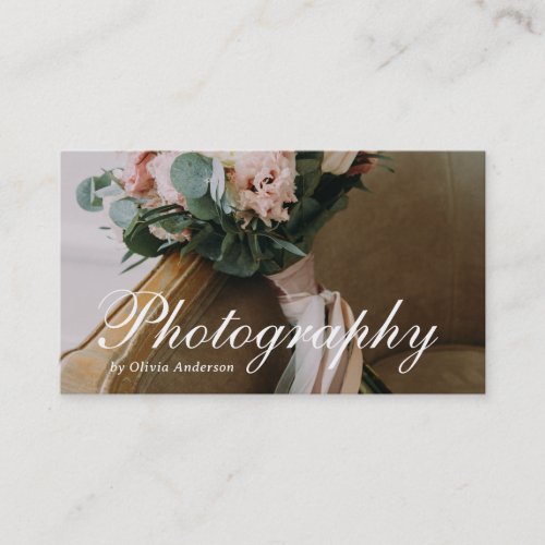 Elegant Overlay  Photography Business Cards