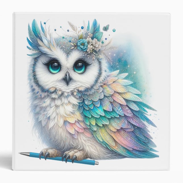 Elegant Owl Theme Binder 1 See Back (Front)