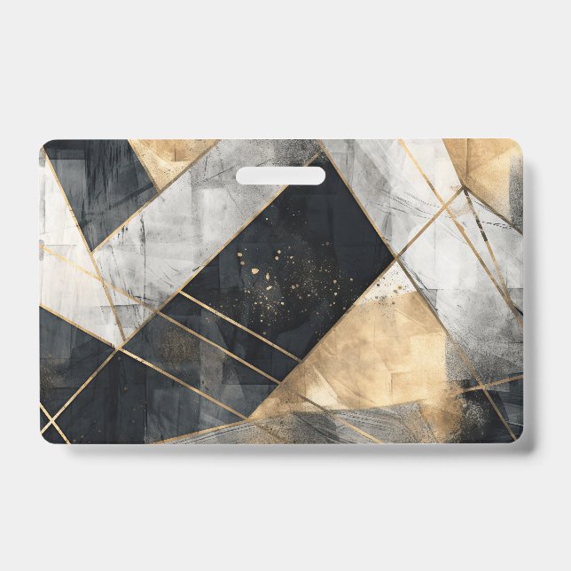 Elegant painted background badge (Front)