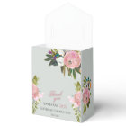 Elegant Painted Pink Floral 90th birthday favors
