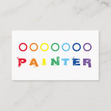Elegant Painters rainbow colored dots