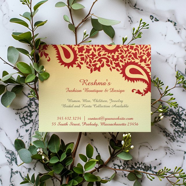 Elegant Paisley Design Flyer Template (Creator Uploaded)