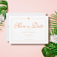 Elegant Palm Tree Tropical Wedding