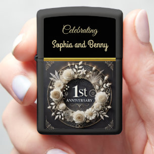 Elegant Paper Art for Anniversaries Zippo Lighter