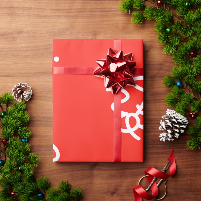 Elegant paper features a vibrant holiday design (Holiday Gift)