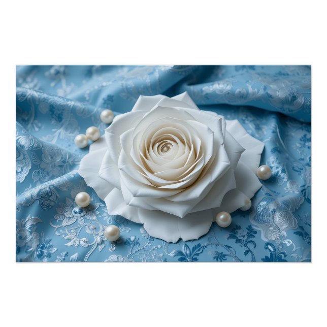 Elegant Papercraft Still Life Poster (Front)