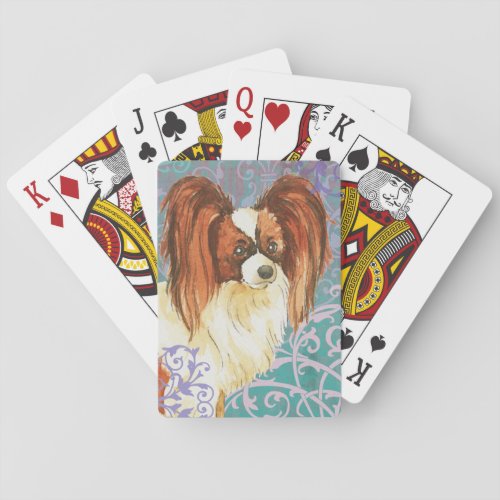 Elegant Papillon Playing Cards