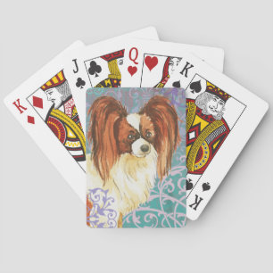 Elegant Papillon Poker Cards