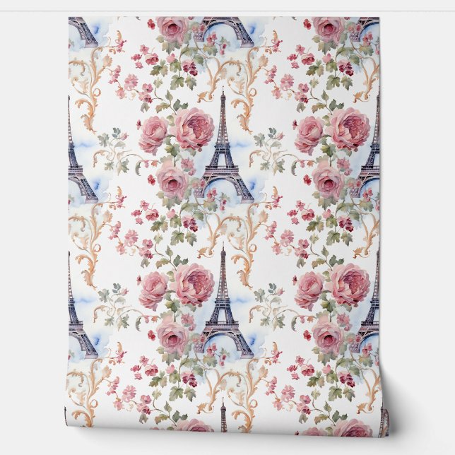 Elegant Parisian Chic Wallpaper (Unrolling)