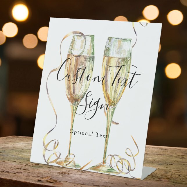 Elegant Party Pedestal Sign (Creator Uploaded)