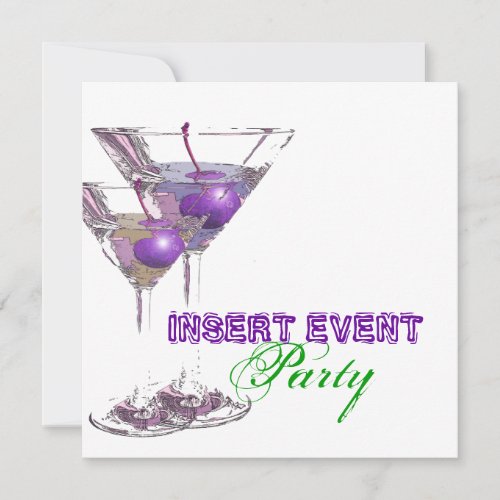 Elegant party stylish occasion CUSTOMIZE Invite