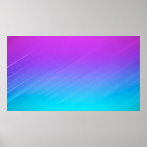 Elegant Pastel Blue  Purple Shades  Poster