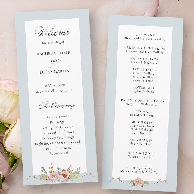 Elegant Pastel Boho Floral Calligraphy Program (Creator Uploaded)