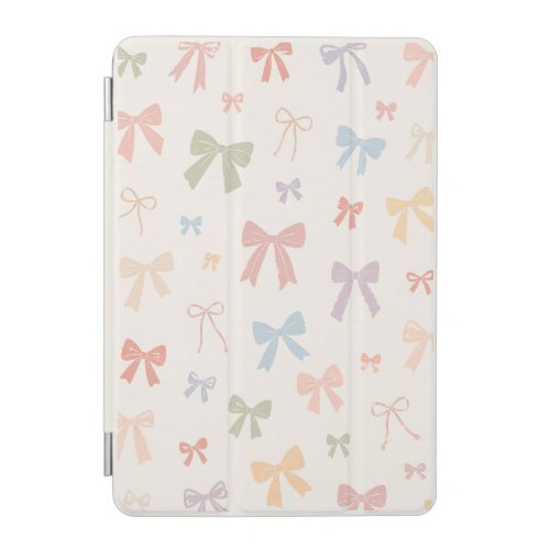 Elegant Pastel Bow Pattern iPad Mini Case