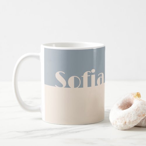 Elegant Pastel Colors l  create your own name Coffee Mug