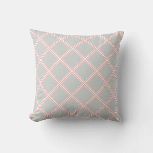 Elegant Pastel Colors Modern Geometric Template Throw Pillow