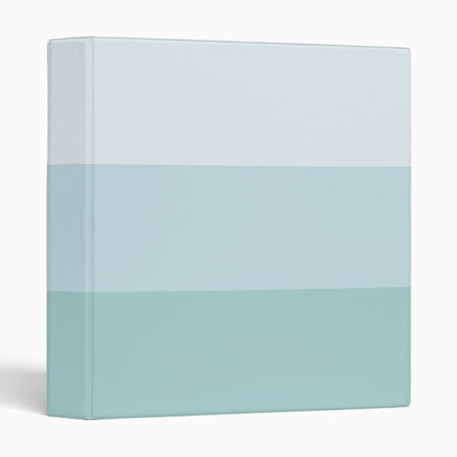 Elegant Pastel Colors Striped Modern Template 3 Ring Binder (Front/Spine)