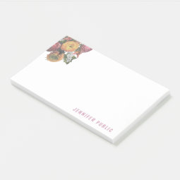 Elegant Pastel Colors Watercolor Roses Template Post-it Notes | Zazzle