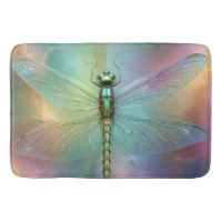 Elegant Pastel Dragonfly Fractal Art,