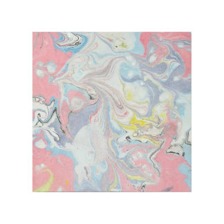 Elegant Pastel Ebru Abstract Flowing Art 