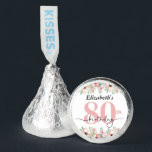 Elegant Pastel Floral 80th Birthday Hershey®'s Kisses®<br><div class="desc">These 80th birthday Hershey®'s Kisses® showcases a graceful watercolor floral border adorning the top and bottom. The soft pastel hues of peach and purple offer a delicate and feminine charm,  and are a perfect party favor for a woman's birthday celebration.</div>
