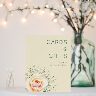 Elegant Pastel Floral Foam Board