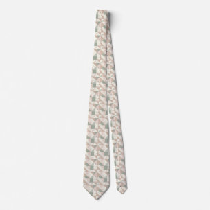 Elegant Pastel Geometry Neck Tie