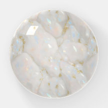 Elegant Pastel Gold Realistic Opal Gemstone 