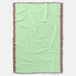 Elegant pastel green Minimalist and chic Blanket
