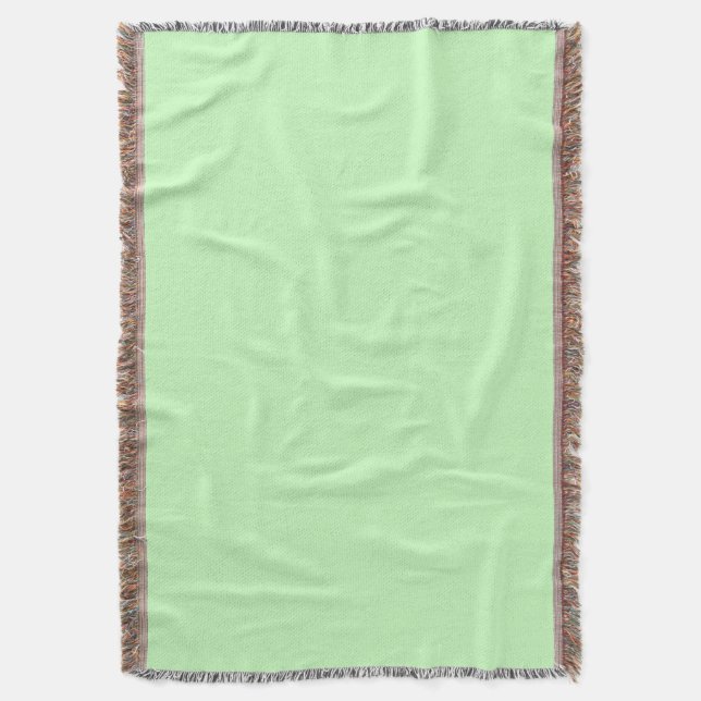 Elegant pastel green Minimalist and chic Blanket (Front Vertical)