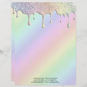 Elegant pastel letterhead