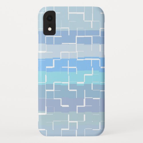 Elegant Pastel Multi_Color Abstract Pattern iPhone XR Case