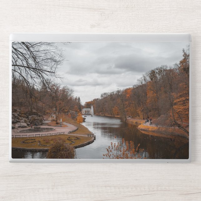 Elegant Pastel Nature Scene  HP Laptop Skin (Front)