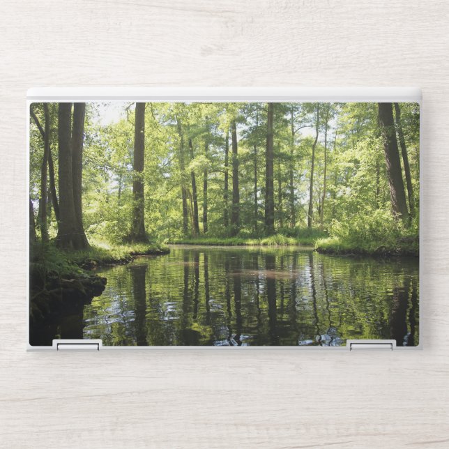 Elegant Pastel Nature Scene HP Laptop Skin (Front)