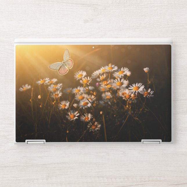  Elegant Pastel Nature Scene  HP Laptop Skin (Front)