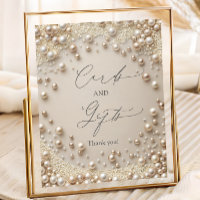 Elegant Pastel Pearls and Diamonds Cards and Gifts