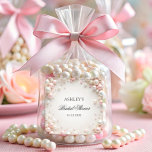Elegant Pastel Pearls Bridal Shower Square Sticker<br><div class="desc">The Elegant Pastel Pearls Bridal Shower Square Sticker design is a soft, luxurious theme that radiates elegance and sophistication, perfect for celebrating a bride-to-be. The color palette is a blend of pastel tones—creating a gentle, romantic atmosphere. This design theme is ideal for a bridal shower that’s both sophisticated and feminine,...</div>