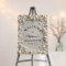 Elegant Pastel Pearls Bridal Shower Welcome
