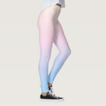 elegant pastel pink blue bright gradient colors leggings<br><div class="desc">elegant pastel pink blue bright gradient colors. beautiful blurred background. modern blending backdrop. aesthetic abstract art. Soft aurora colors.</div>