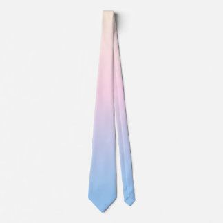 elegant pastel pink blue bright gradient colors neck tie