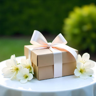 Elegant Pastel Pink Color F8E3DA Satin Ribbon