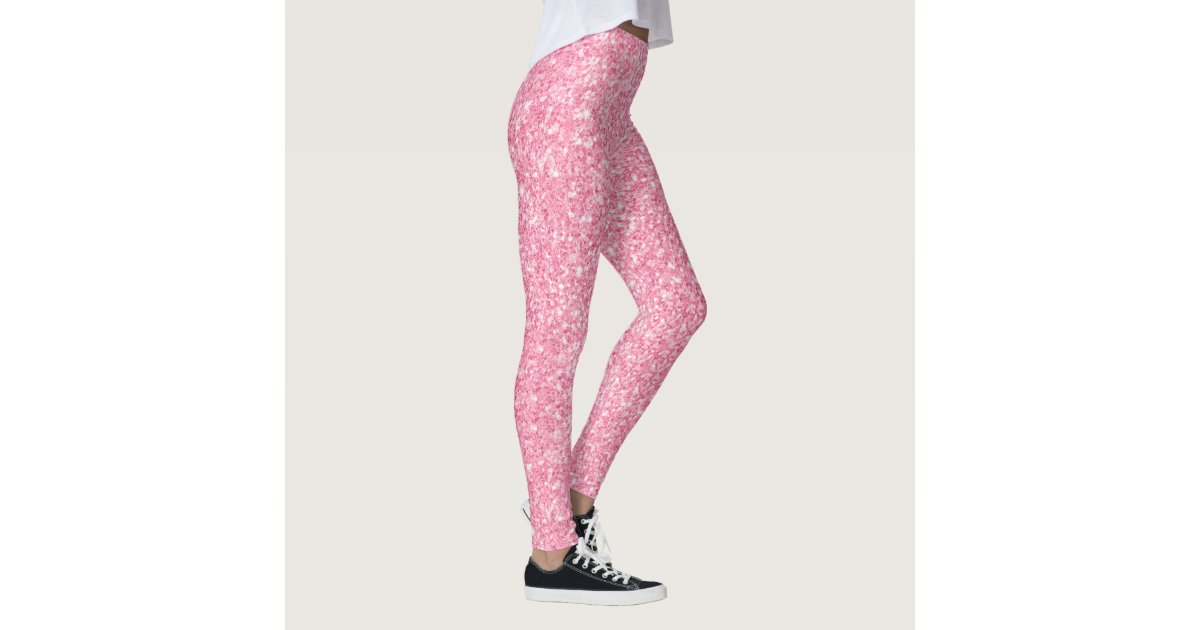 Leopard Print in Pastel Pink, Hot Pink and Fuchsia | Leggings