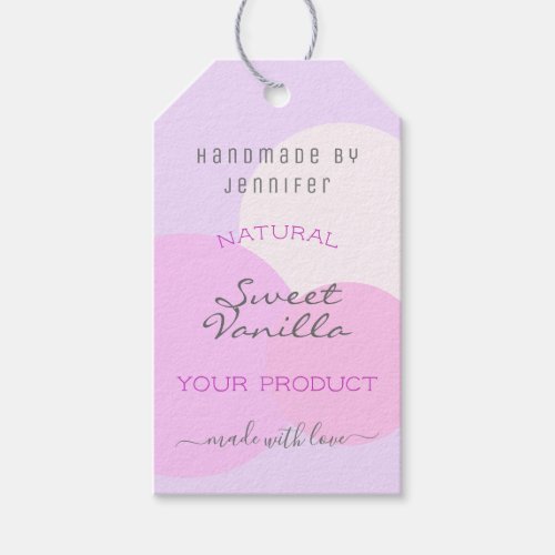 Elegant Pastel Template Product Packaging Supplies Gift Tags