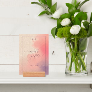 Elegant Pastel Watercolor Gratitude Holder