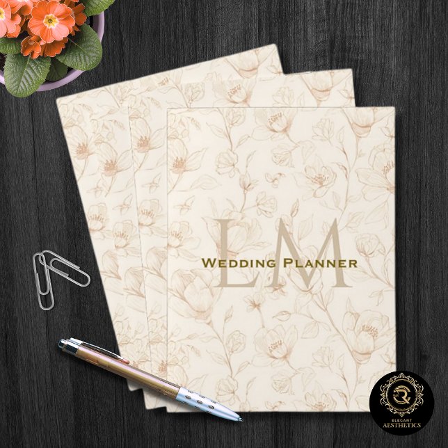 Elegant Pastel Yellow Flower Custom QR Code Pocket Folder (Creator Uploaded)