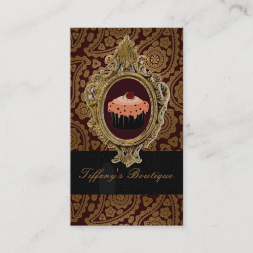 Luxury Gold vintage boutique business cards