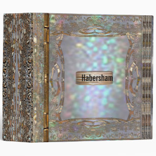 Elegant Paternost II Monogram 3 Ring Binder