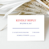 Elegant Patriotic 4th of July Wedding