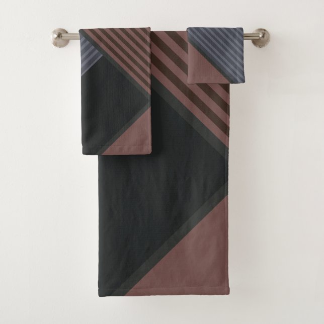 Elegant Pattern Bath Towel Set (Insitu)